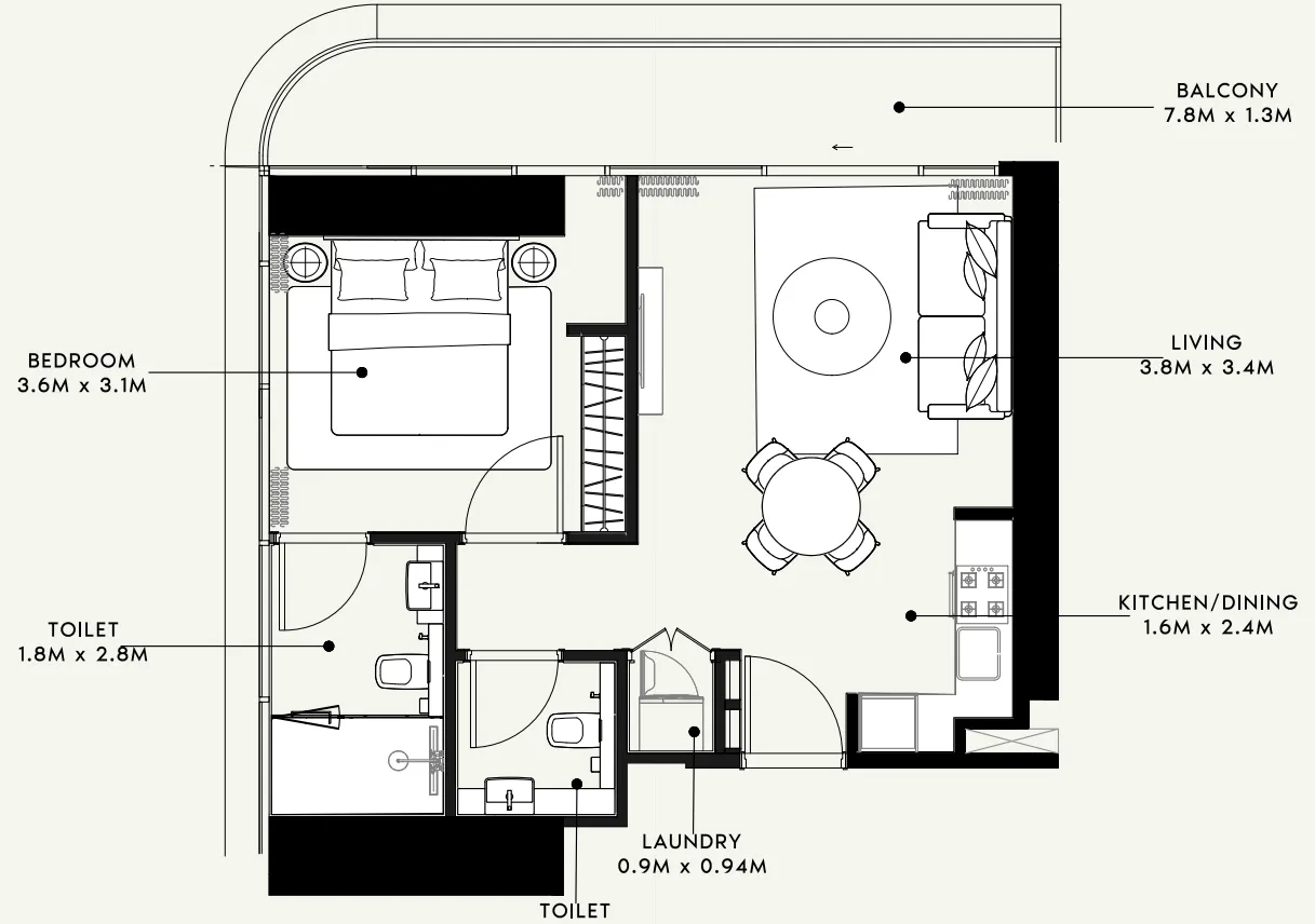 Azizi Azizi Milan floor plan