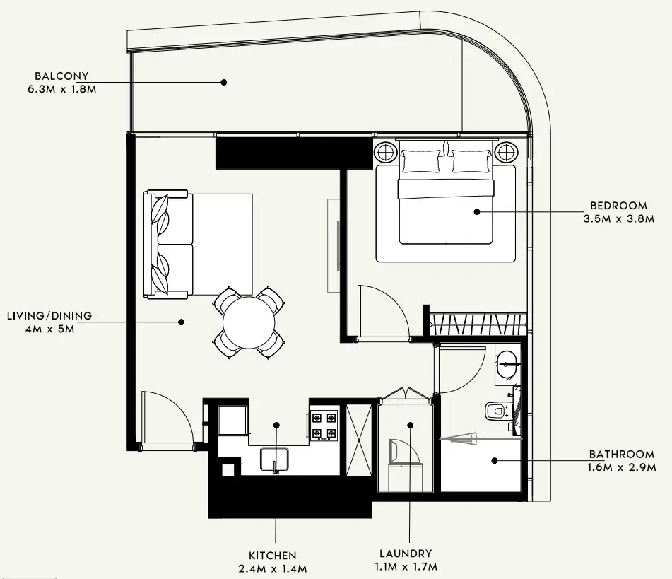 Azizi Azizi Milan floor plan