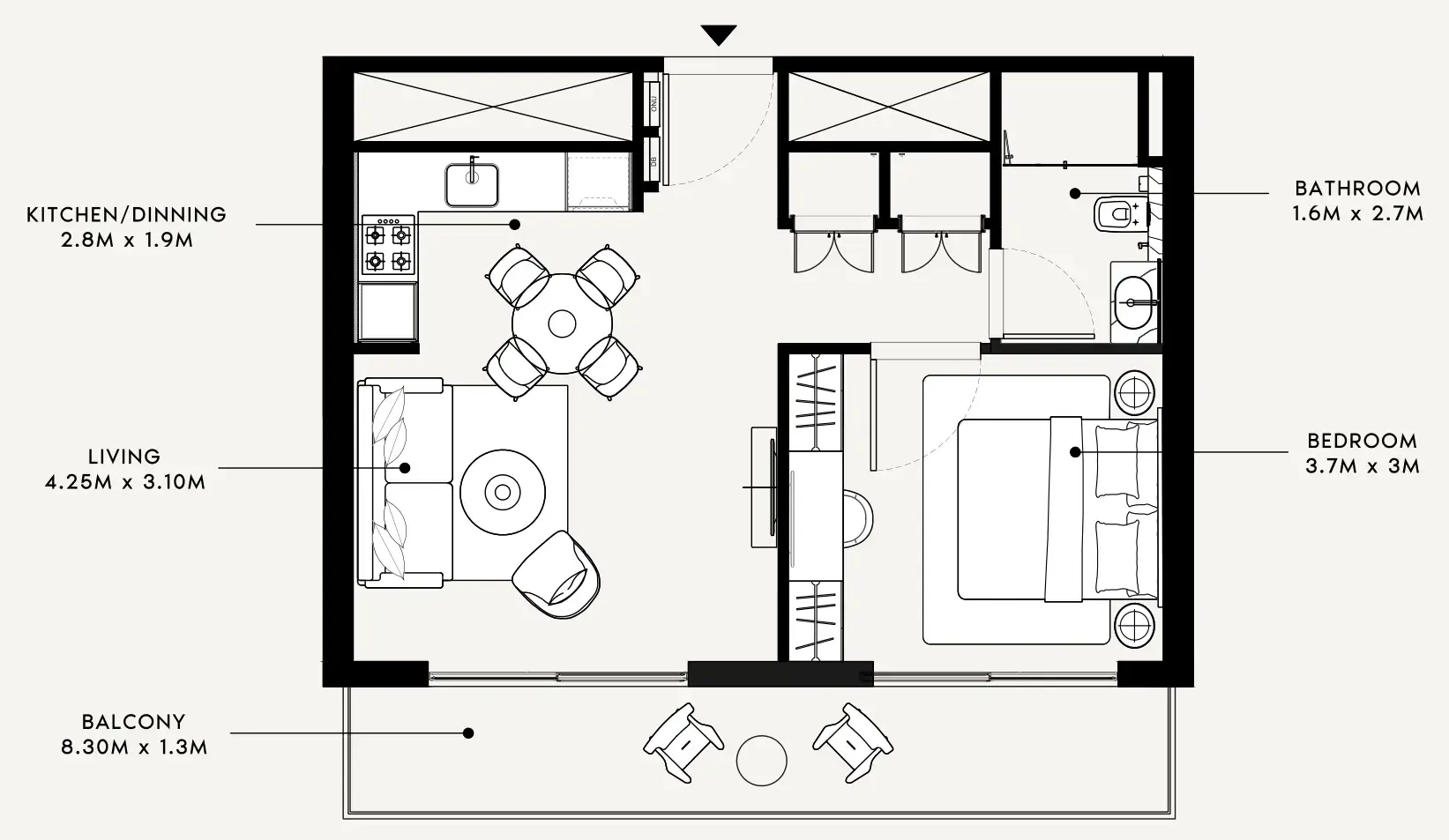 Azizi Azizi Milan floor plan