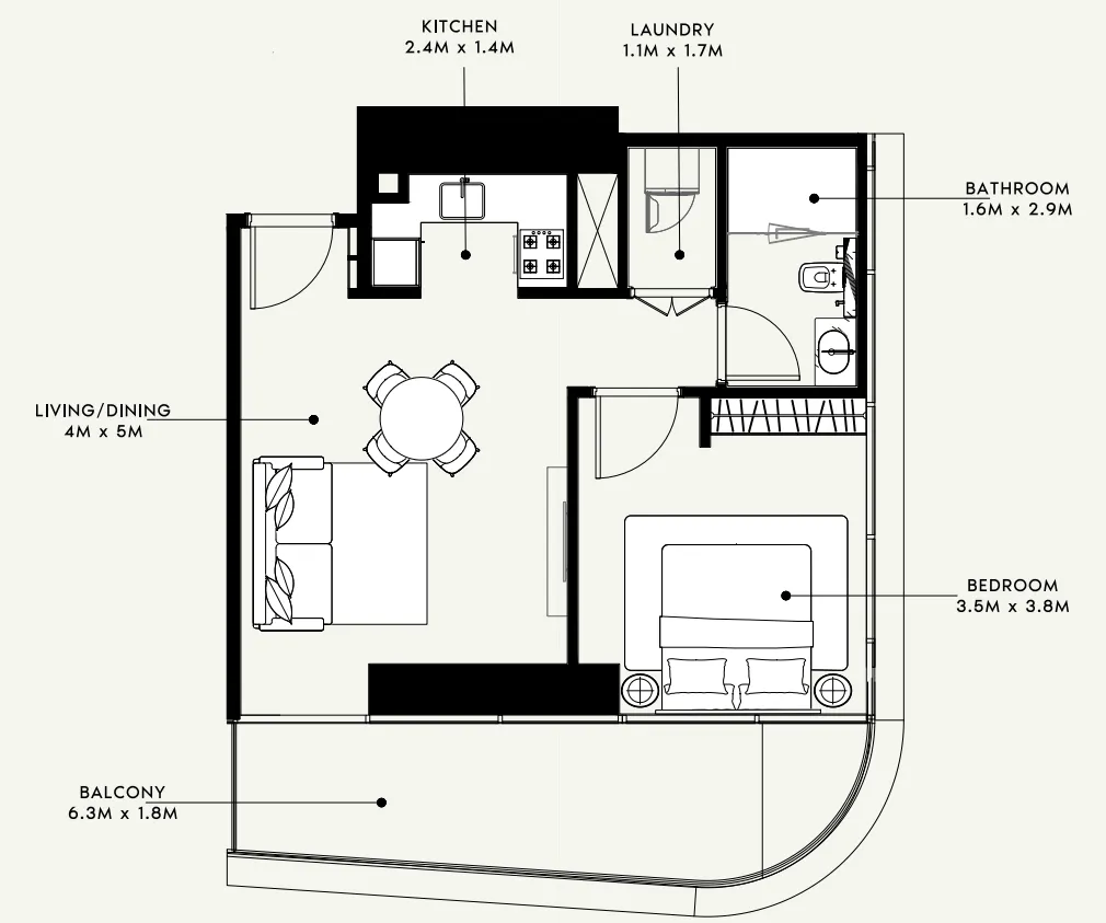 Azizi Azizi Milan floor plan