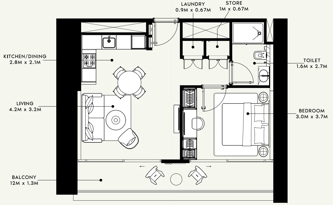 Azizi Azizi Milan floor plan