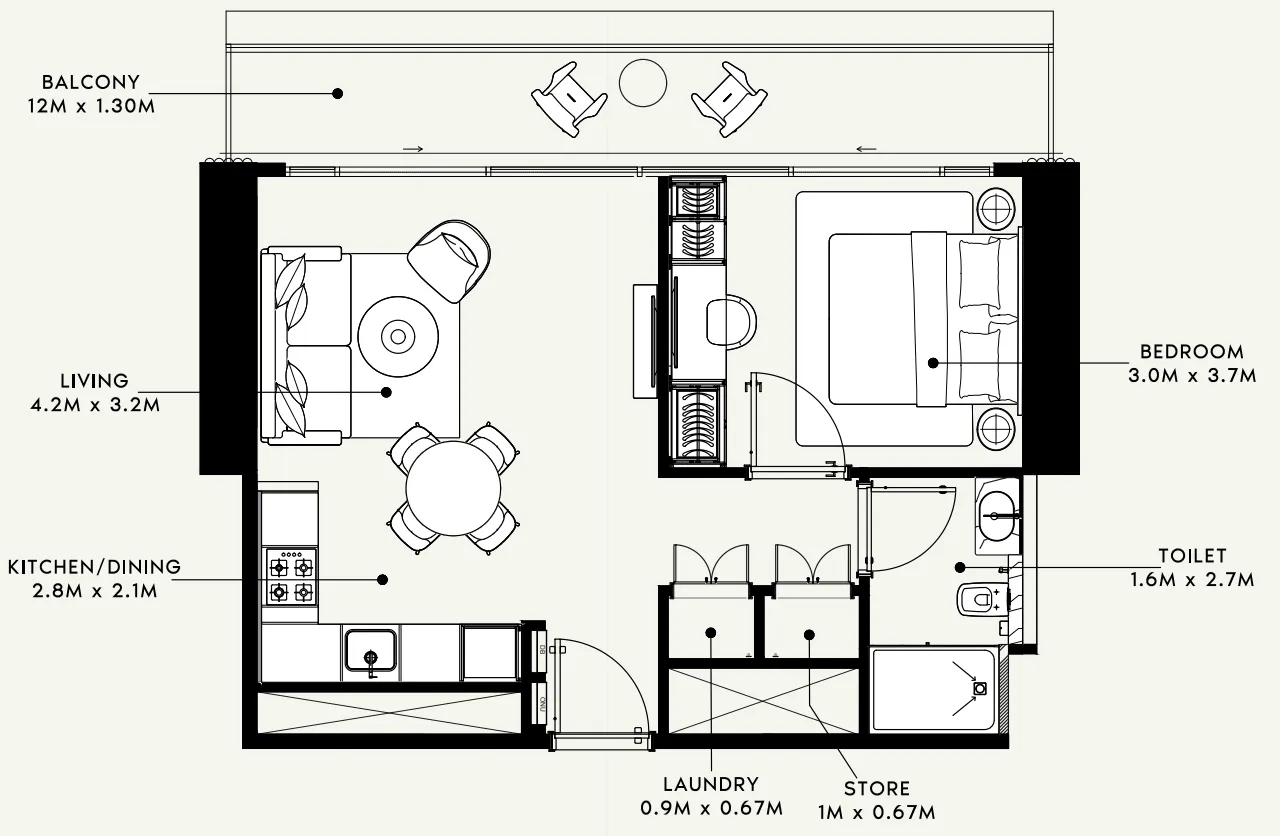 Azizi Azizi Milan floor plan