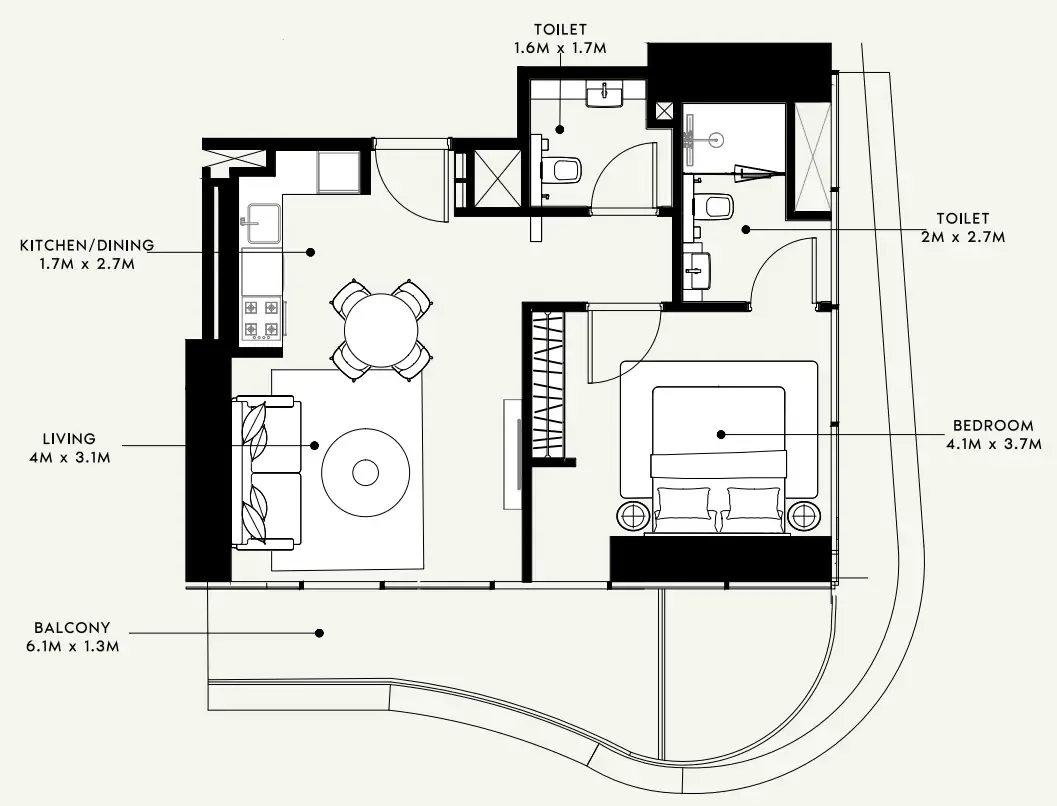 Azizi Azizi Milan floor plan