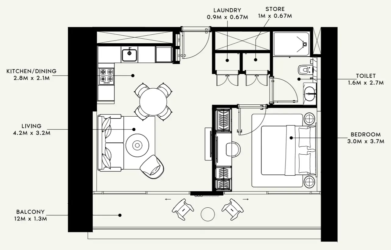 Azizi Azizi Milan floor plan