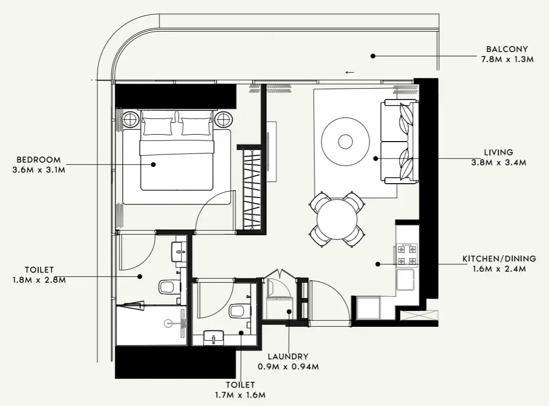 Azizi Azizi Milan floor plan