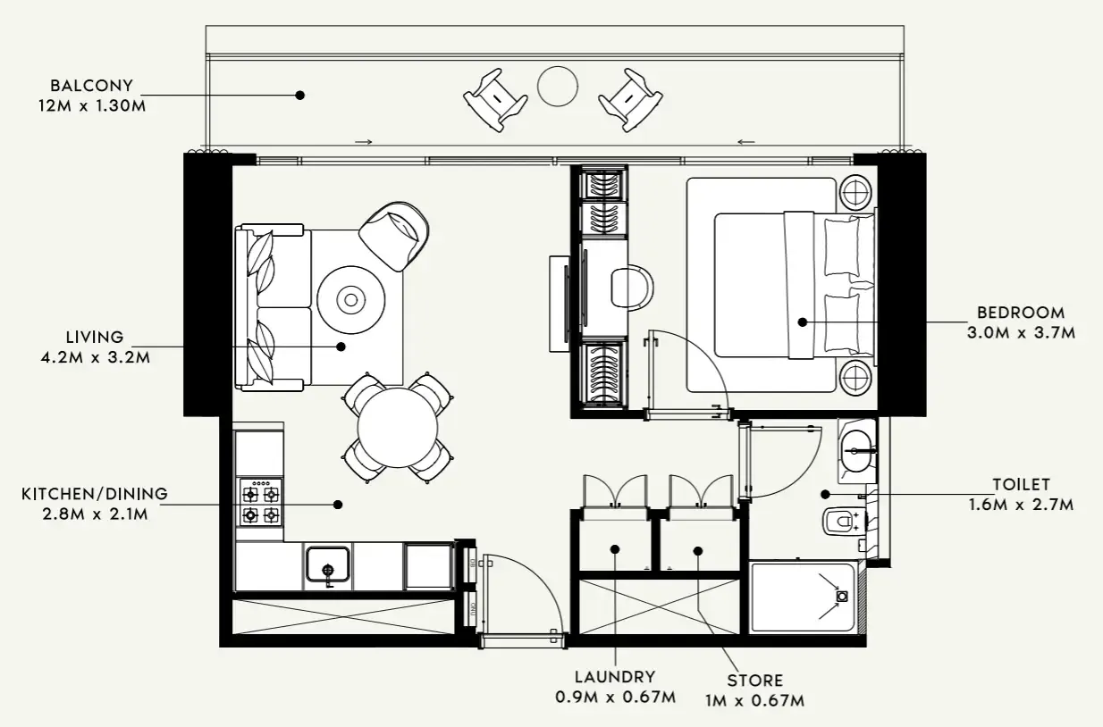 Azizi Azizi Milan floor plan