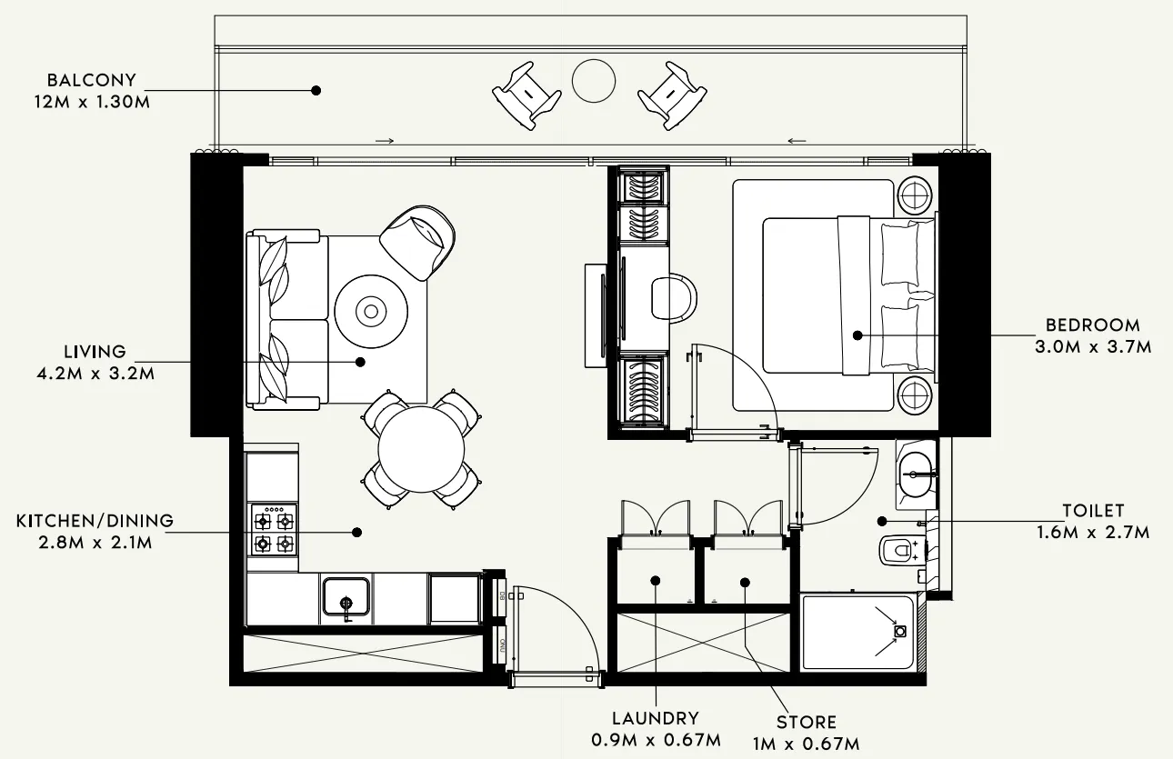 Azizi Azizi Milan floor plan