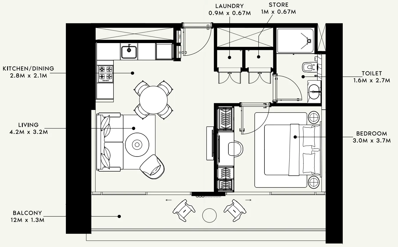 Azizi Azizi Milan floor plan