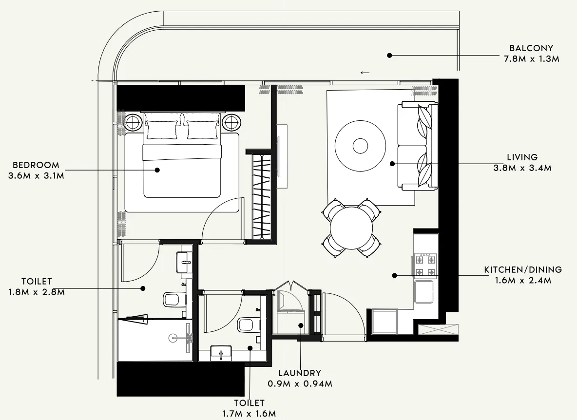 Azizi Azizi Milan floor plan