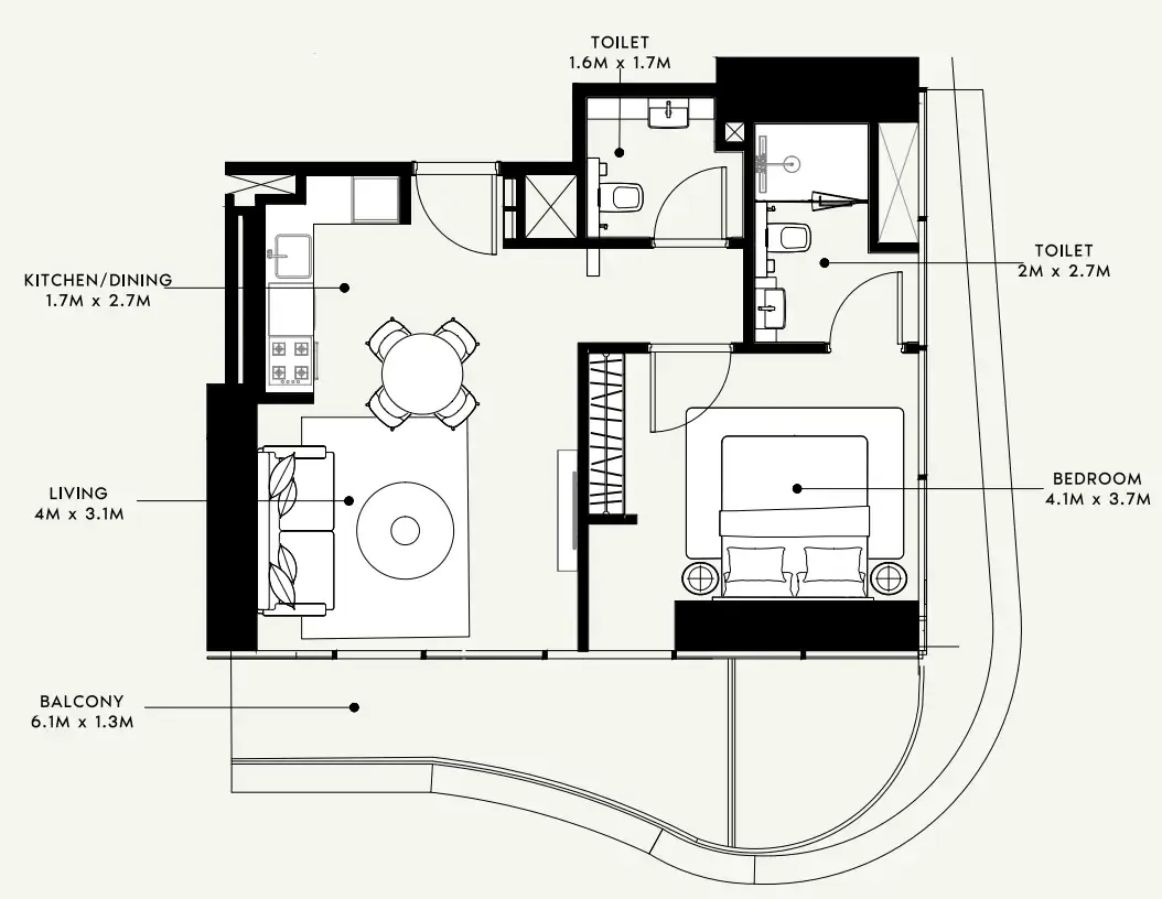 Azizi Azizi Milan floor plan