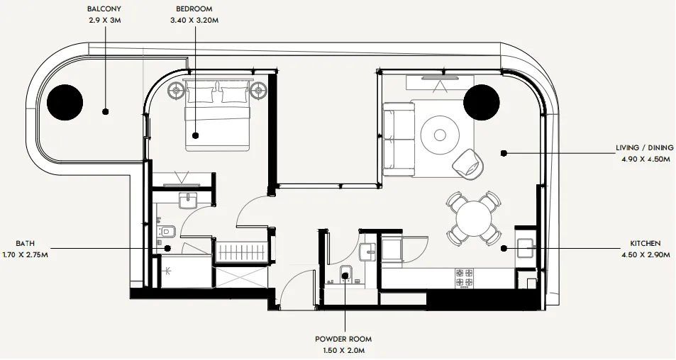Azizi Azizi Milan floor plan
