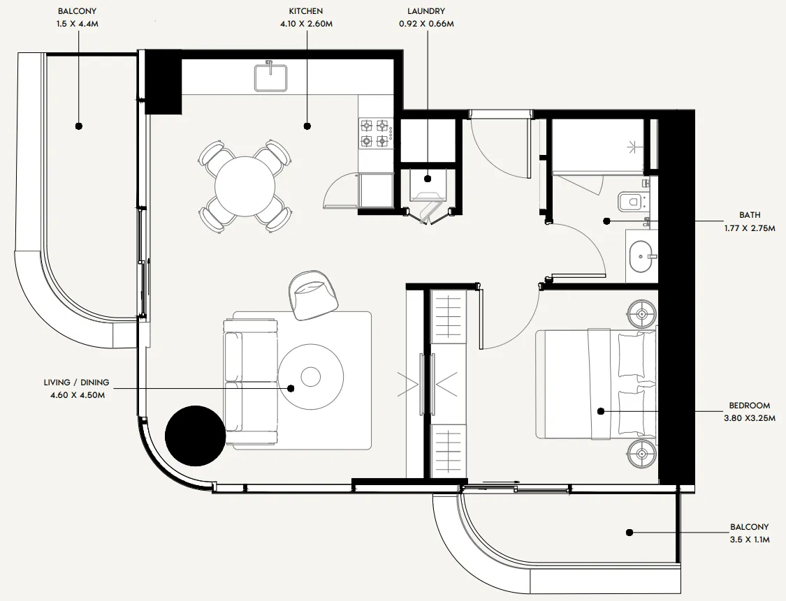 Azizi Azizi Milan floor plan