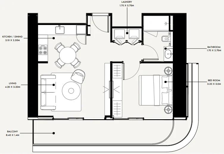 Azizi Azizi Milan floor plan