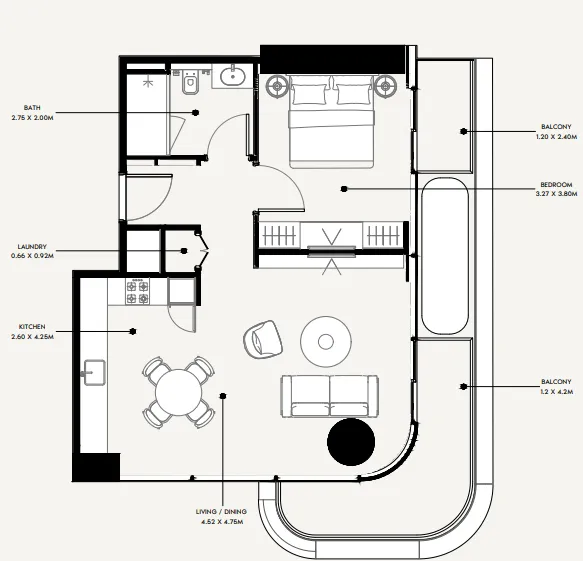 Azizi Azizi Milan floor plan