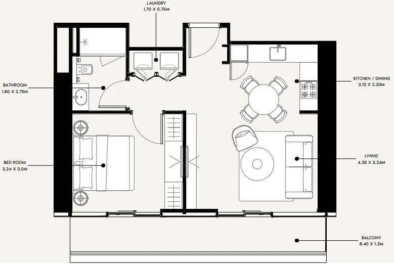 Azizi Azizi Milan floor plan