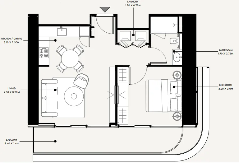 Azizi Azizi Milan floor plan