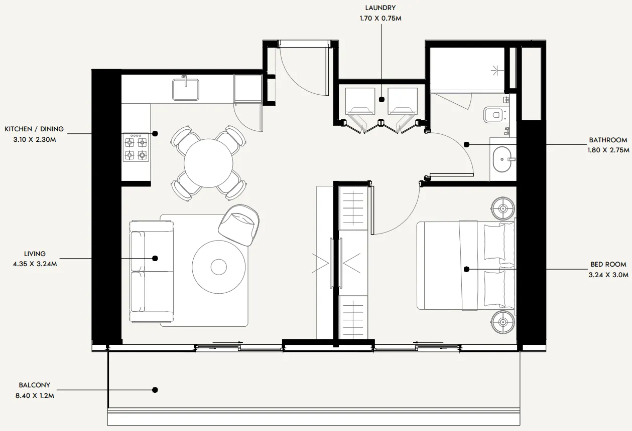 Azizi Azizi Milan floor plan