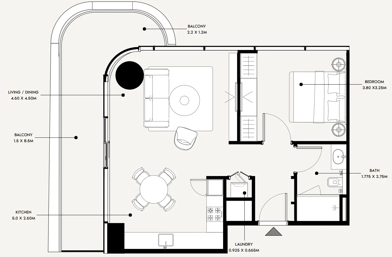 Azizi Azizi Milan floor plan
