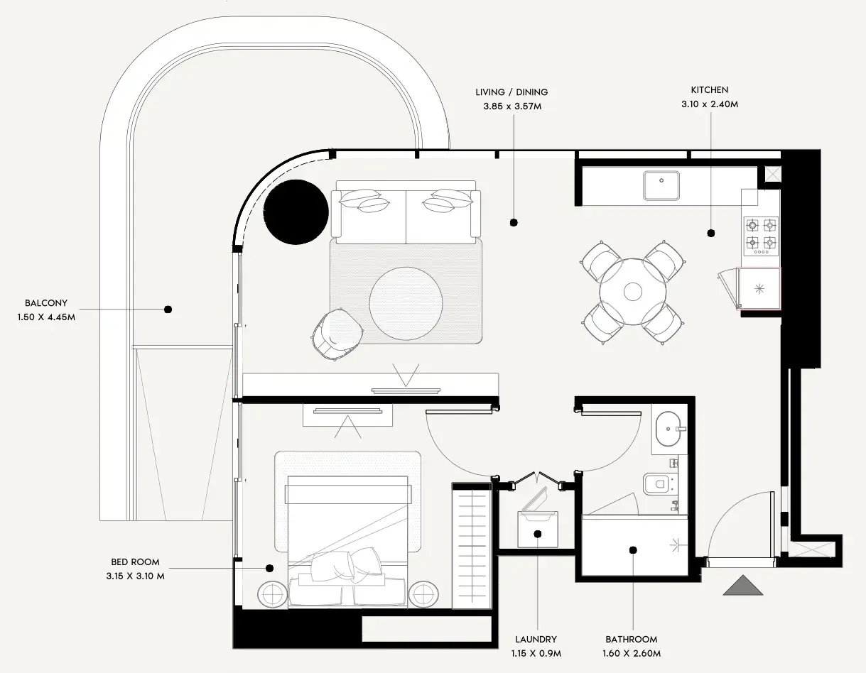 Azizi Azizi Milan floor plan