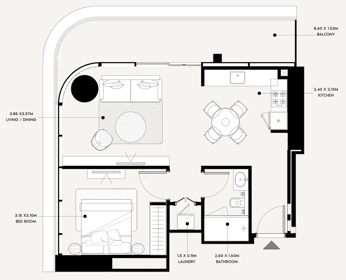 Azizi Azizi Milan floor plan