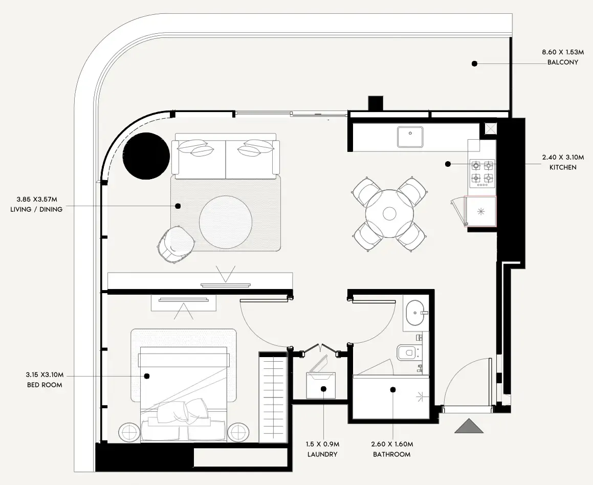 Azizi Azizi Milan floor plan