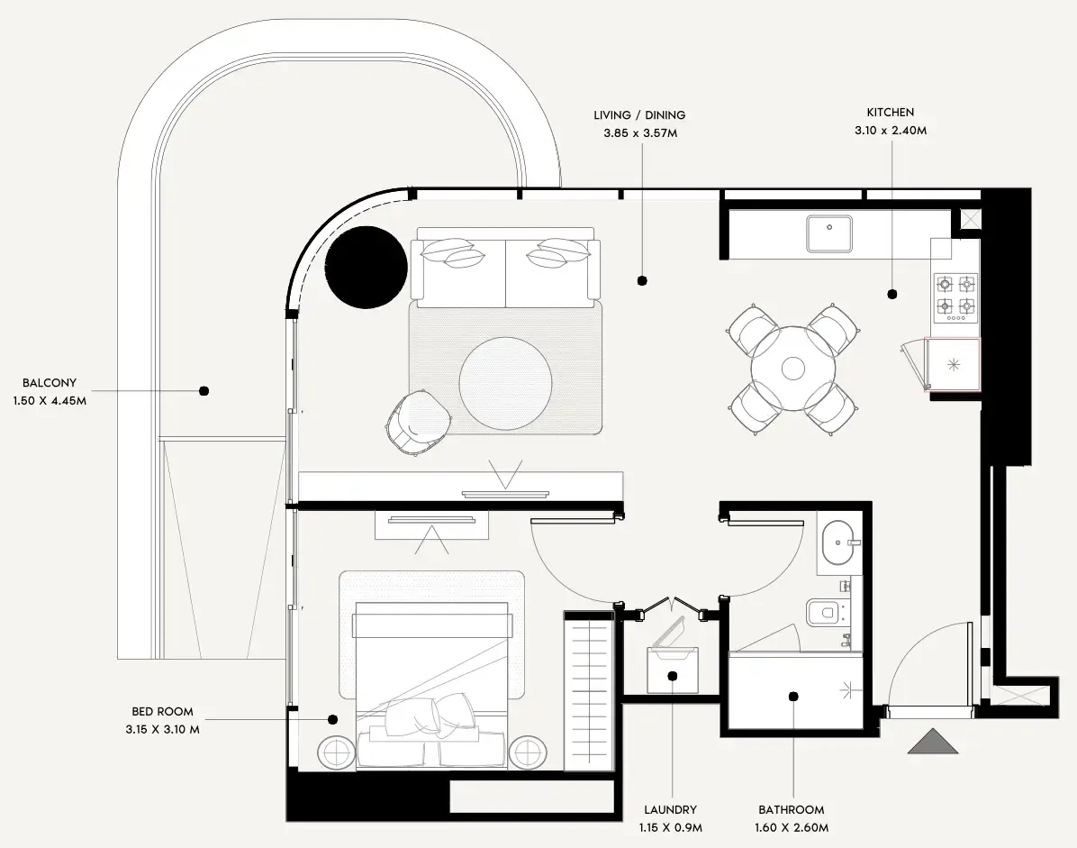 Azizi Azizi Milan floor plan