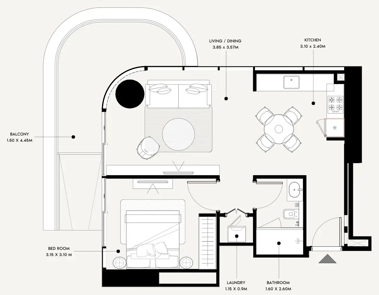 Azizi Azizi Milan floor plan