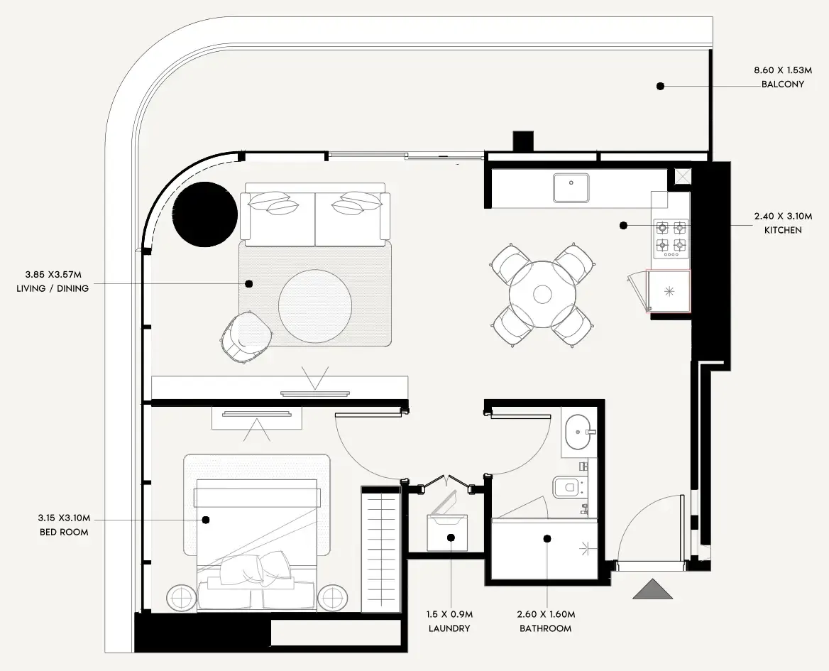 Azizi Azizi Milan floor plan
