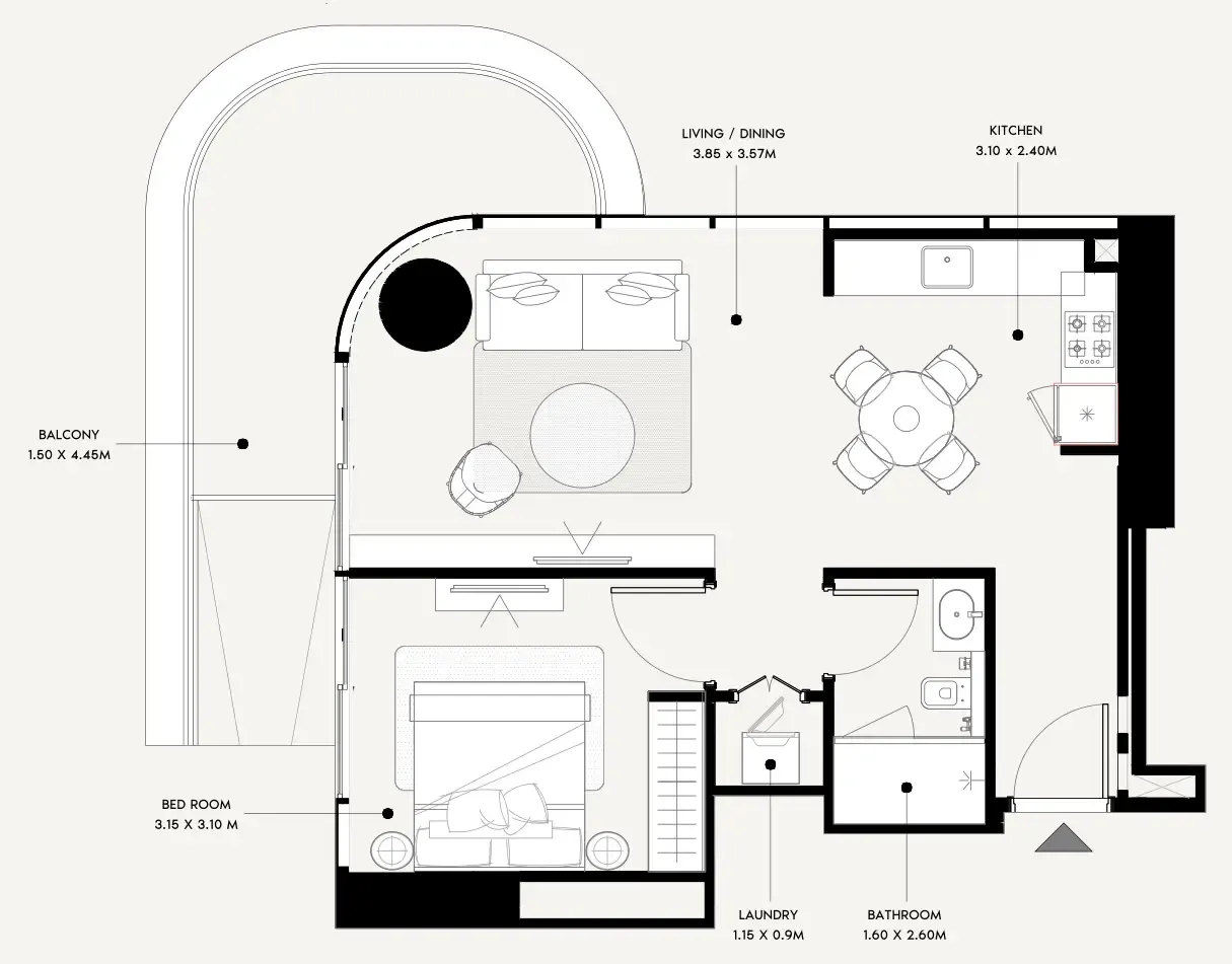 Azizi Azizi Milan floor plan