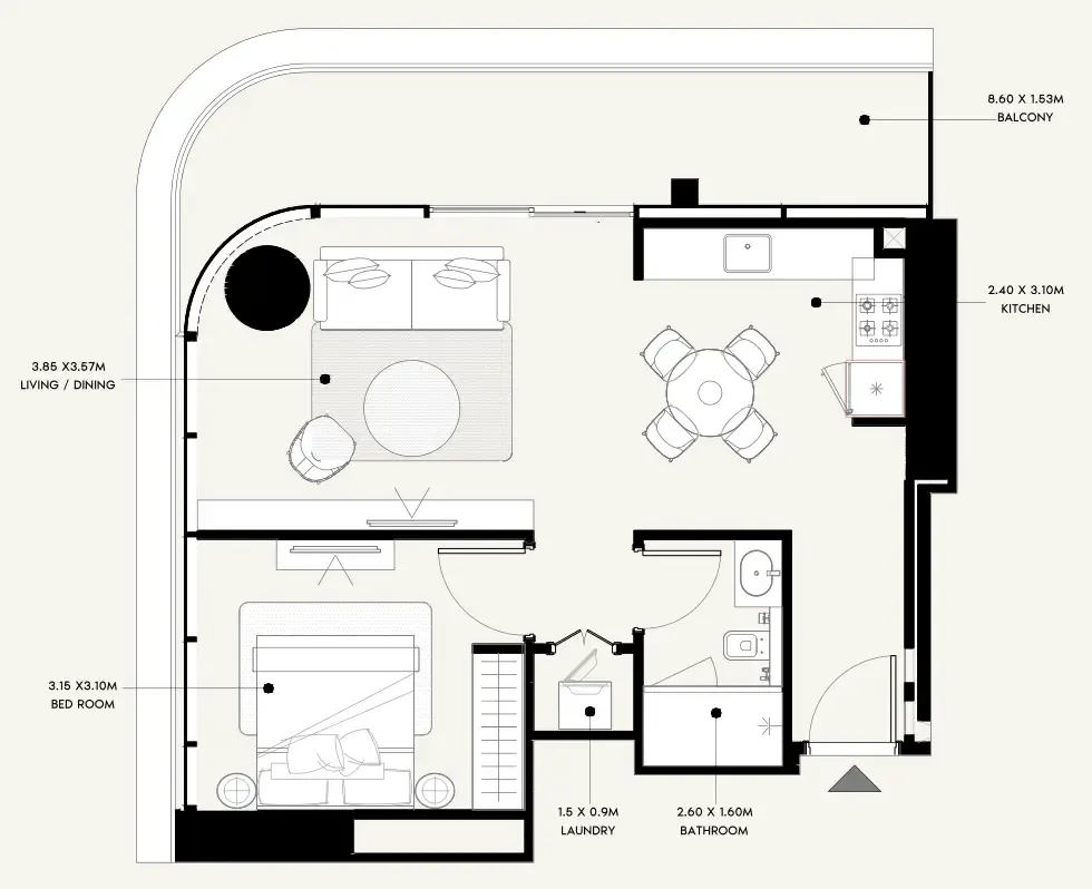 Azizi Azizi Milan floor plan