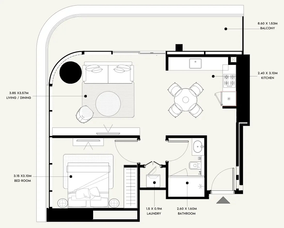 Azizi Azizi Milan floor plan