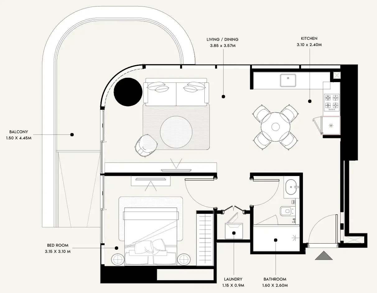 Azizi Azizi Milan floor plan