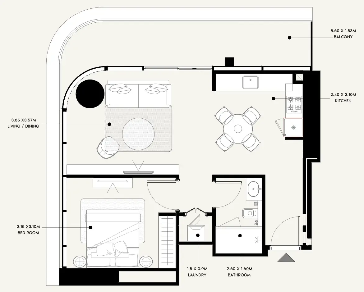 Azizi Azizi Milan floor plan