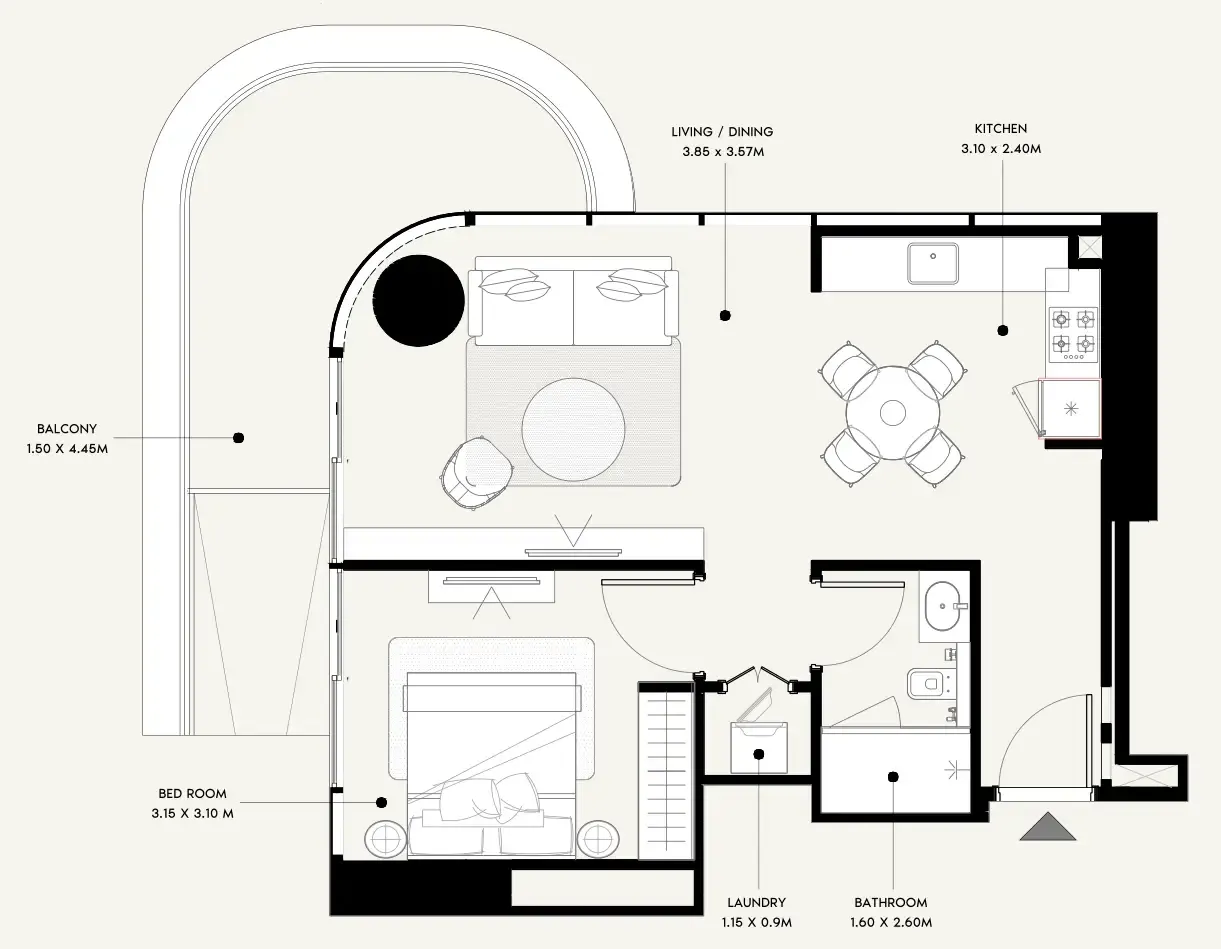 Azizi Azizi Milan floor plan