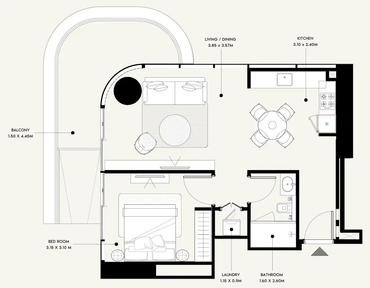 Azizi Azizi Milan floor plan
