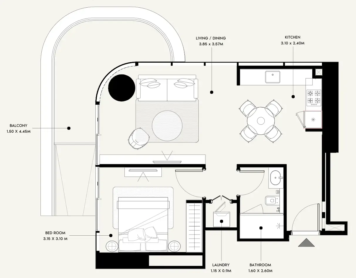 Azizi Azizi Milan floor plan