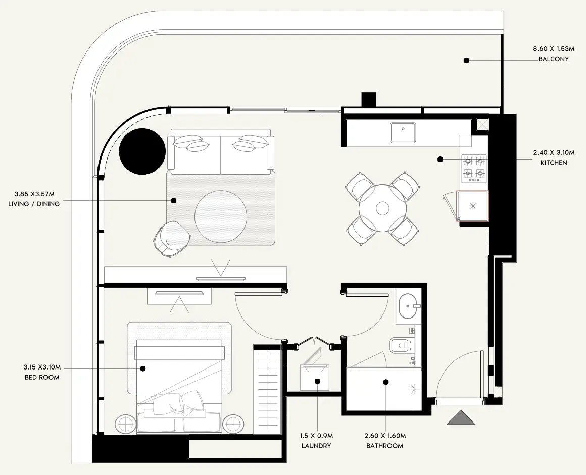 Azizi Azizi Milan floor plan