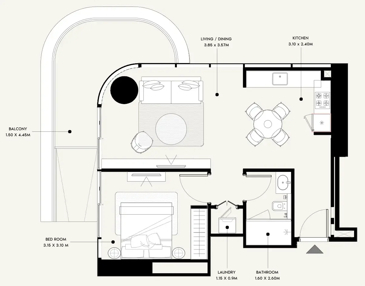 Azizi Azizi Milan floor plan