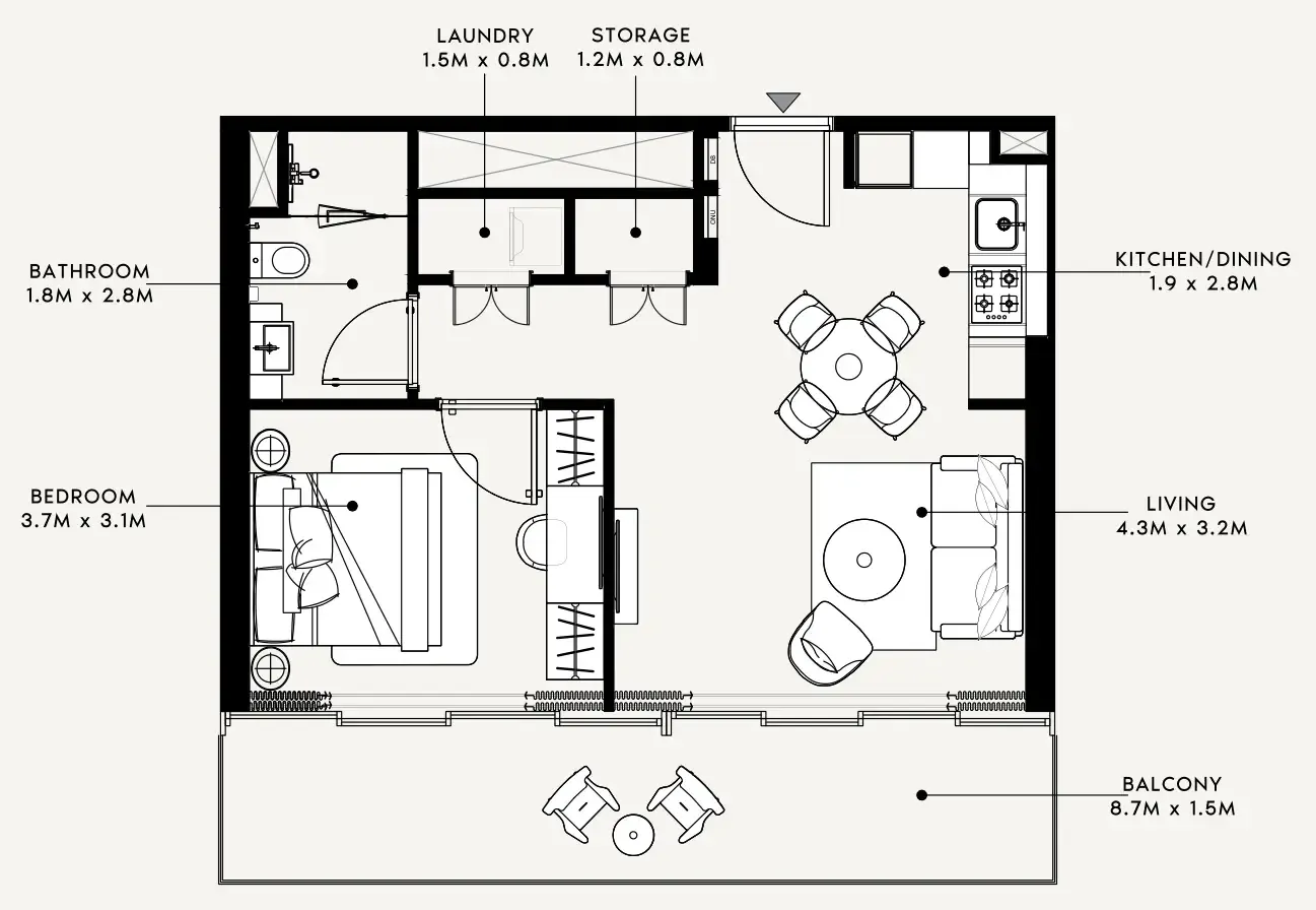 Azizi Azizi Milan floor plan