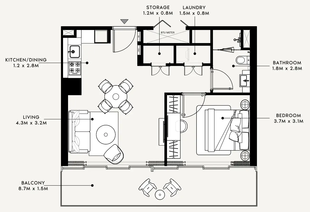 Azizi Azizi Milan floor plan