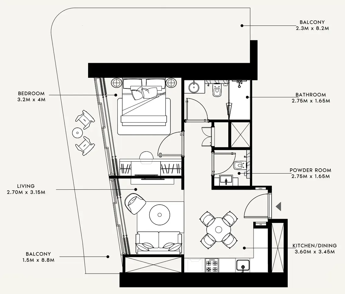 Azizi Azizi Milan floor plan