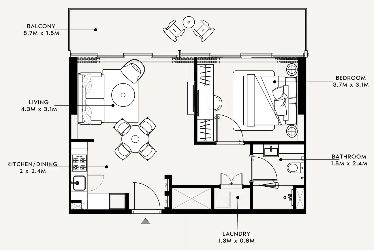 Azizi Azizi Milan floor plan
