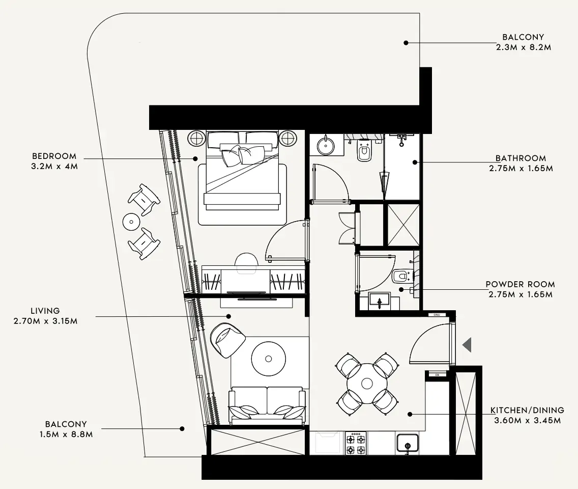 Azizi Azizi Milan floor plan
