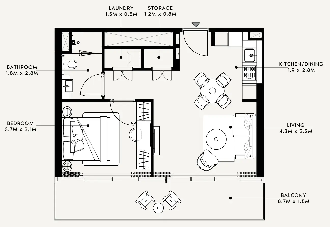 Azizi Azizi Milan floor plan