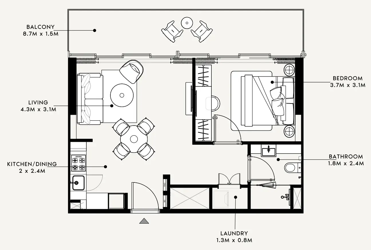 Azizi Azizi Milan floor plan
