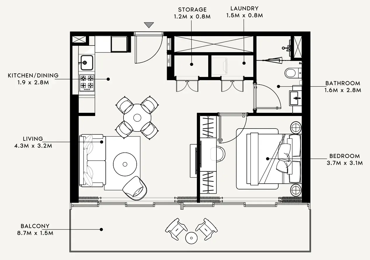 Azizi Azizi Milan floor plan