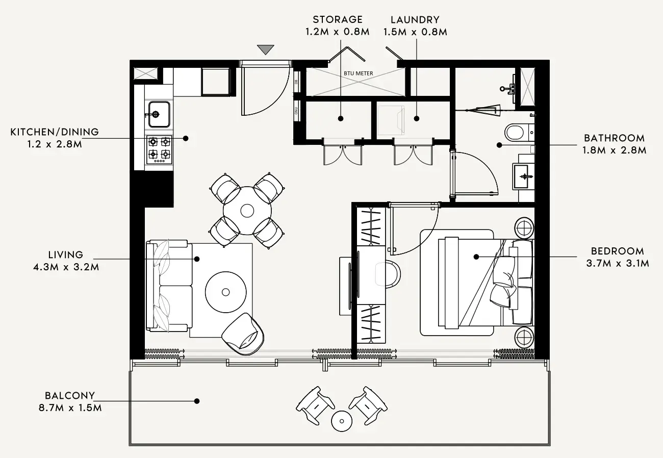Azizi Azizi Milan floor plan