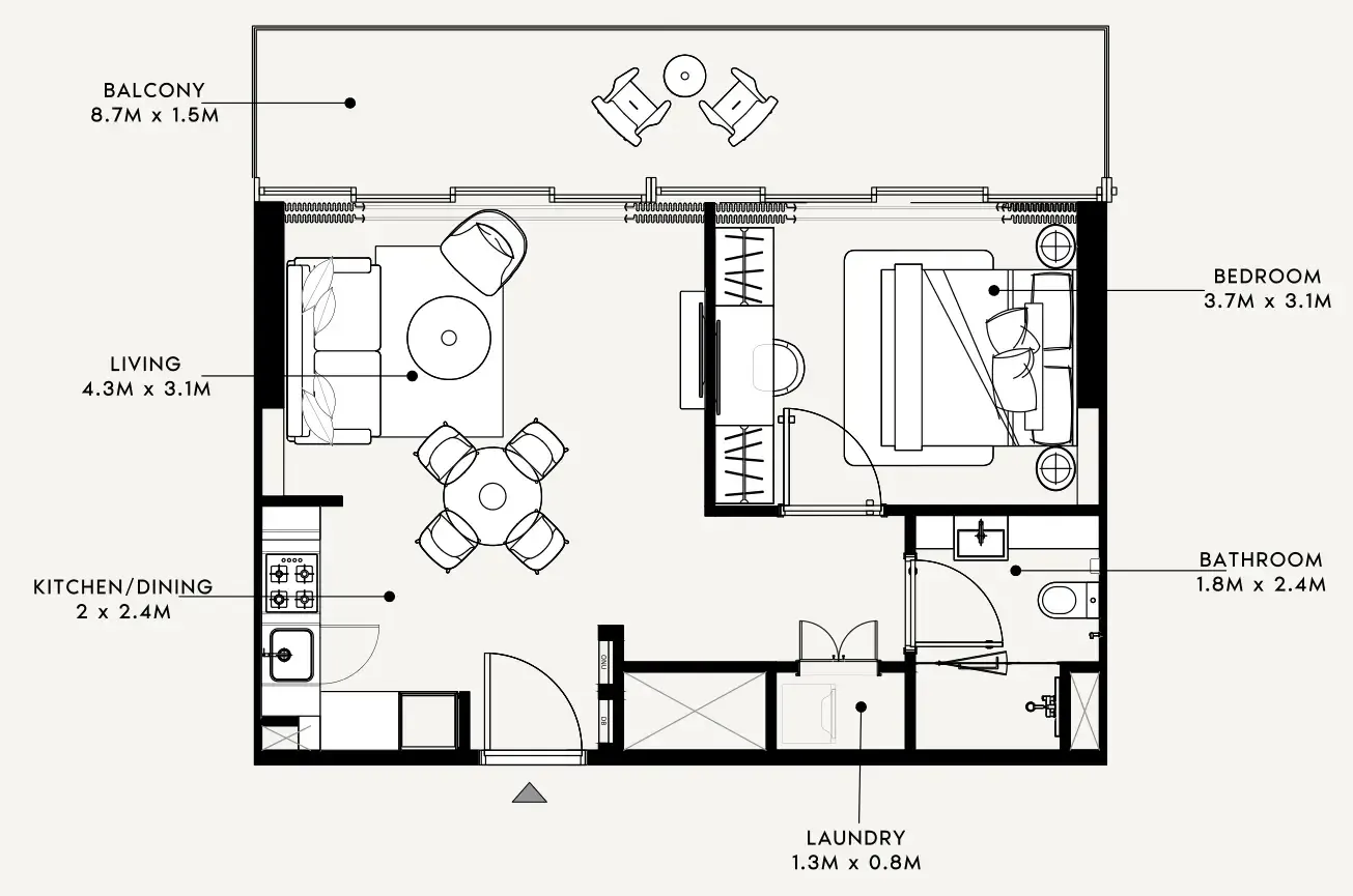 Azizi Azizi Milan floor plan
