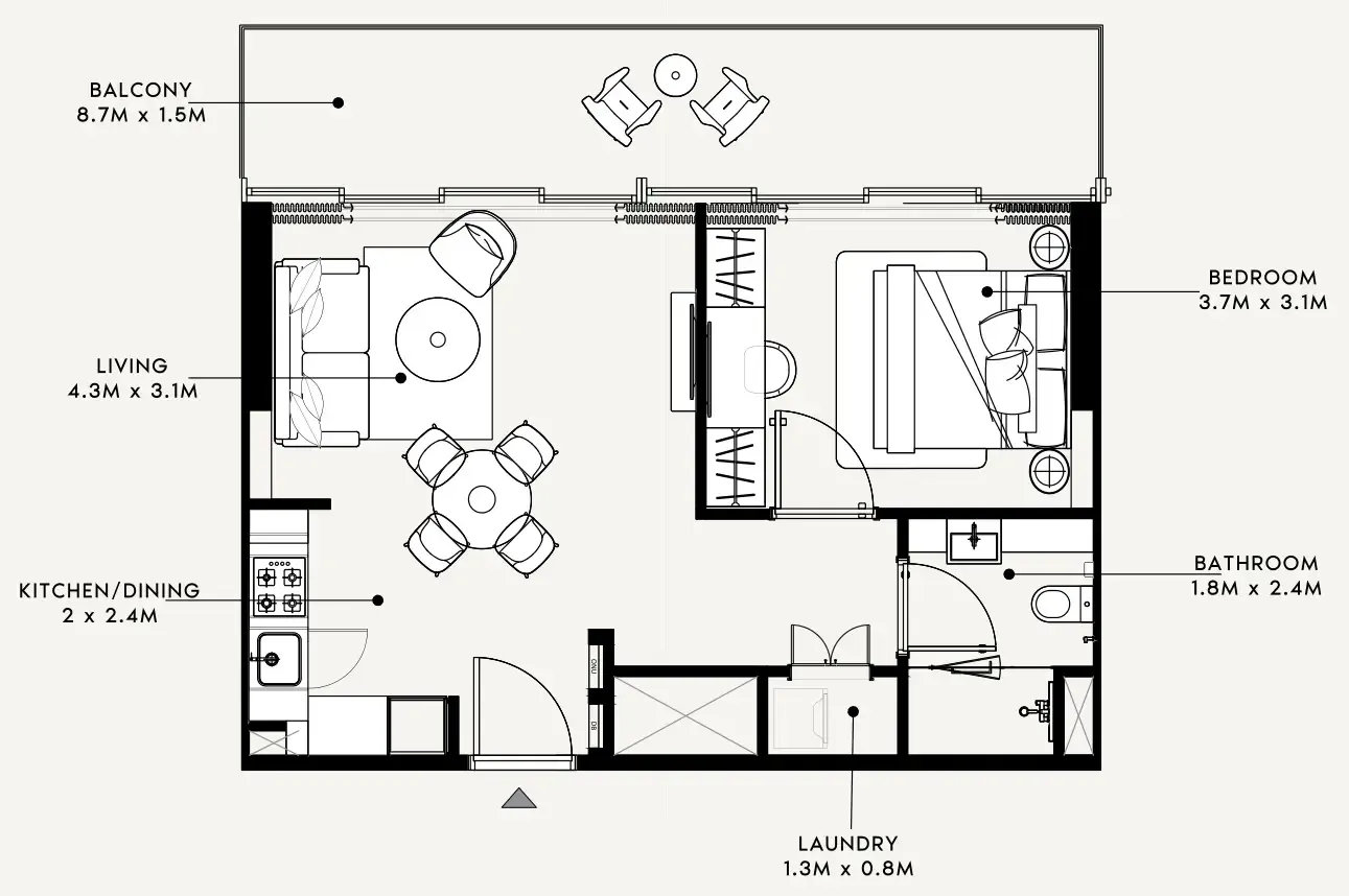 Azizi Azizi Milan floor plan