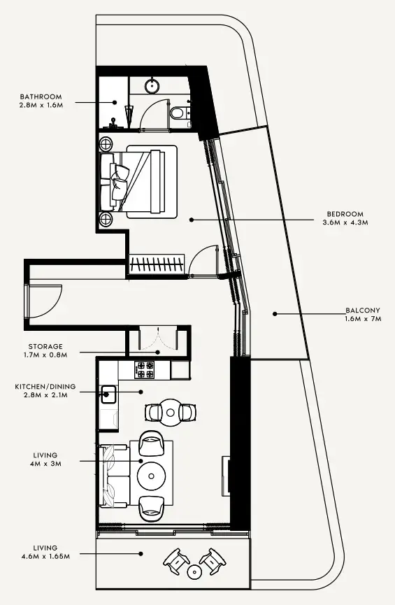 Azizi Azizi Milan floor plan